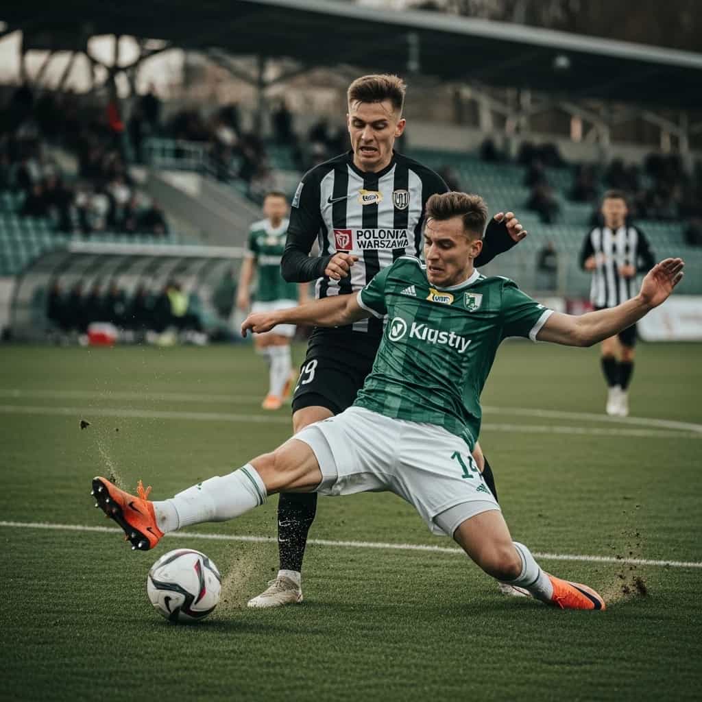 Śląsk Wrocław remisuje z Polonią Warszawa 1:1 w dramatycznym meczu I ligi